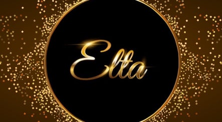 Elegant Elta Recovery logo with golden sparkles in İstanbul, İstanbul, TR.