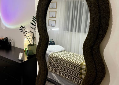 Relaxing beauty room at Beauty By Stella Love in Christchurch, Canterbury Region, NZ with elegant decor.