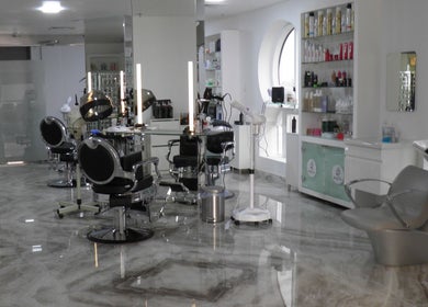 Luxurious interior of Beauty Care Barber Spa بيوتي كير حلاقة سبا رجالي in Al Khobar, Eastern Province, SA.
