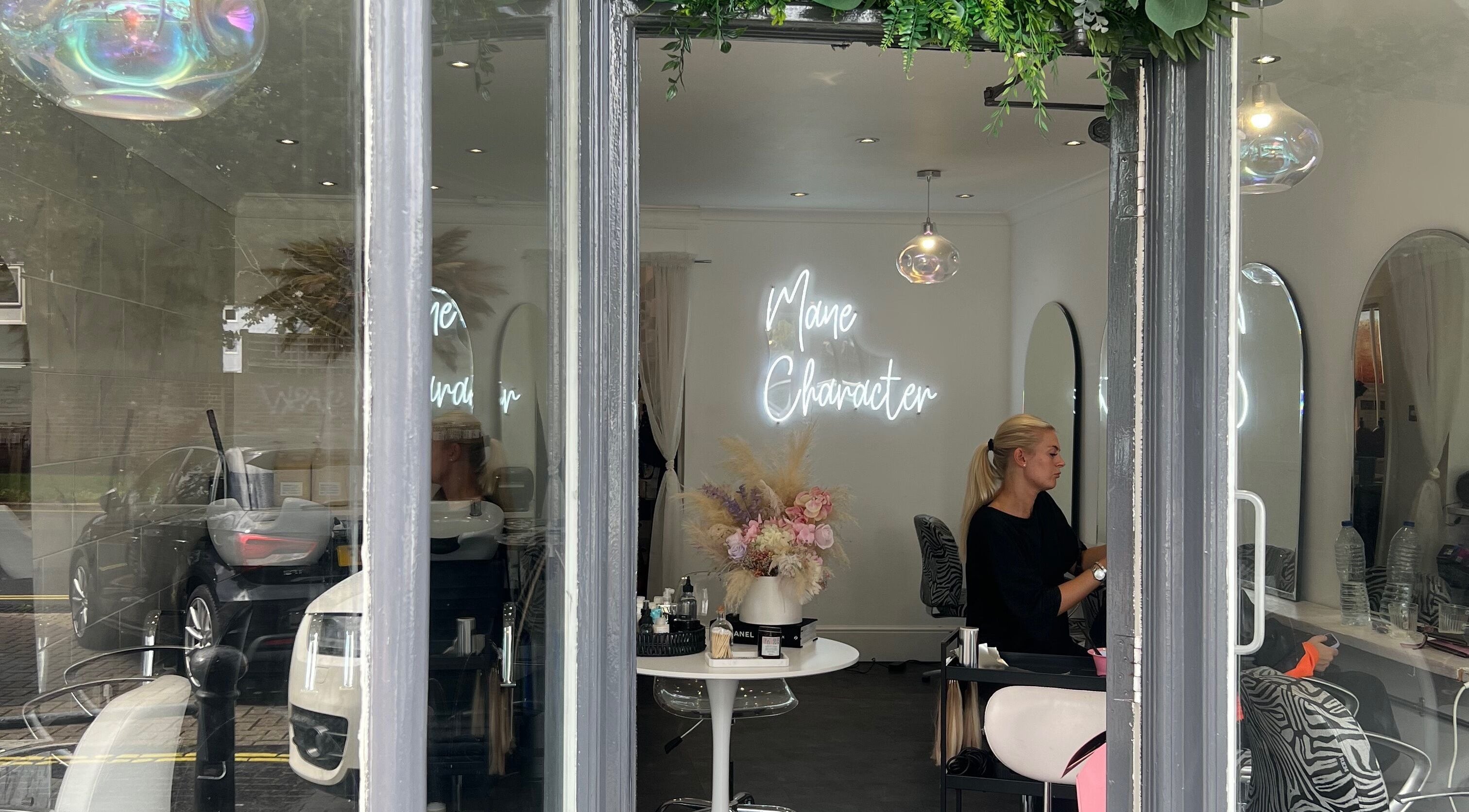 Mane Character Hair Salon, a stylish venue in Portsmouth, England, GB with modern decor and a welcoming atmosphere.