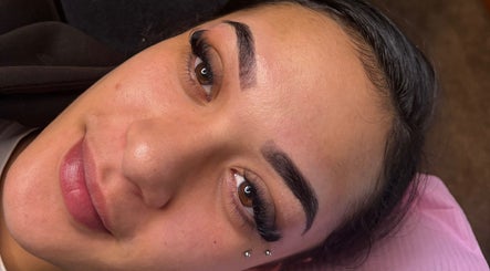 Close-up of a client's enhanced lashes at Remedy Lashes And Beauty, Balclutha, Otago Region, NZ.
