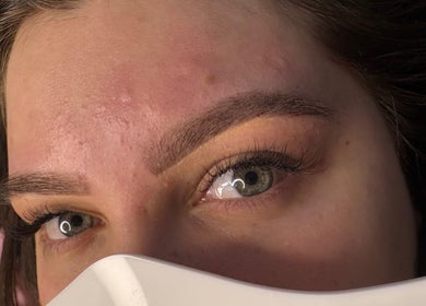 Close-up of expertly applied lashes at Remedy Lashes And Beauty, Balclutha, Otago Region, NZ.