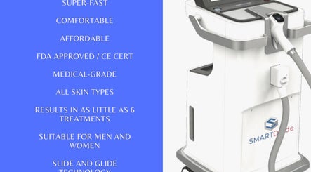 Advanced laser device at DCA Laser Hair Removal Clinic, Birmingham, England, GB offering safe and fast treatments.