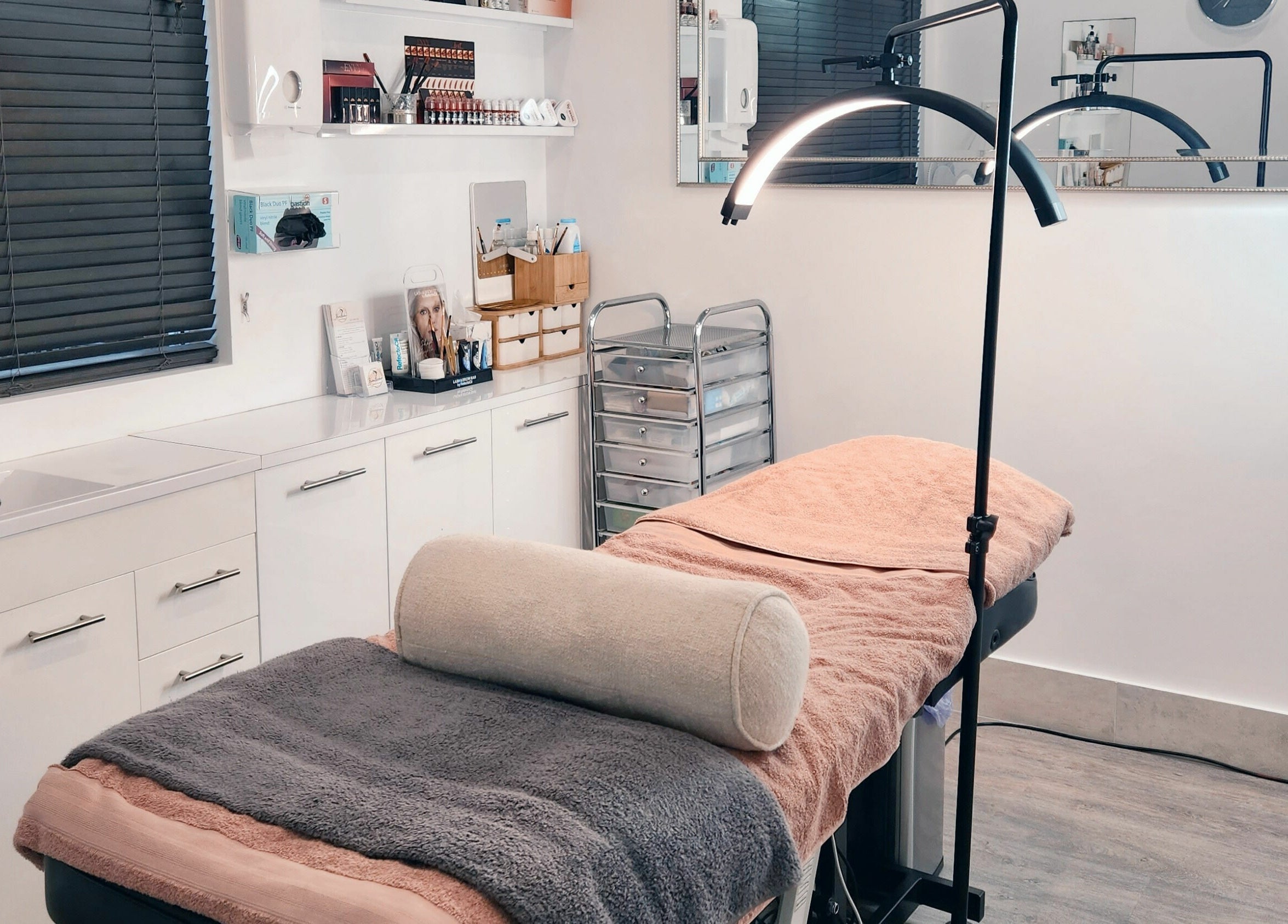 Serene treatment room at Beauty Studio 2 Triple 4, Port Macquarie, New South Wales, AU with comfortable massage table.