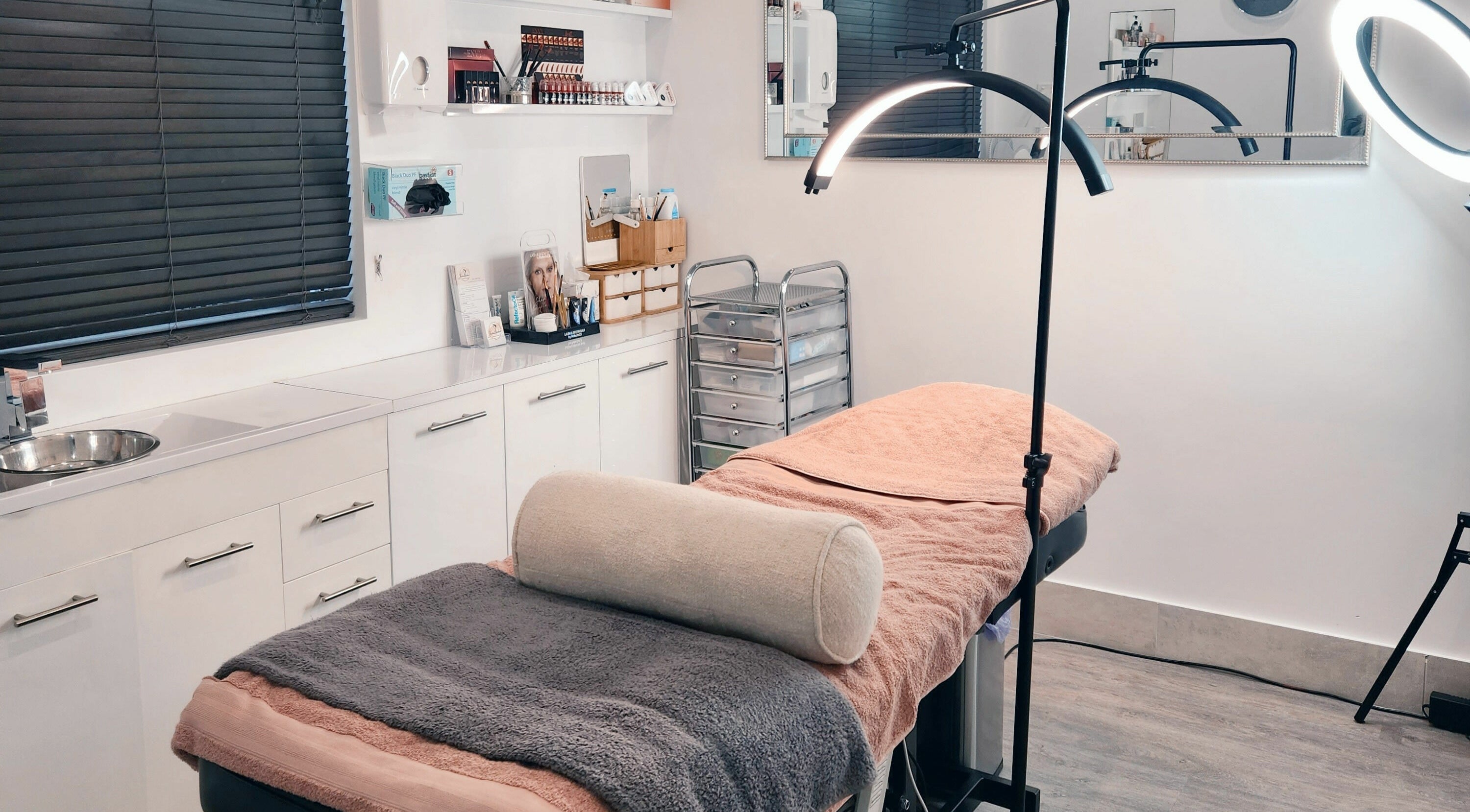 Serene treatment room at Beauty Studio 2 Triple 4, Port Macquarie, New South Wales, AU with comfortable massage table.