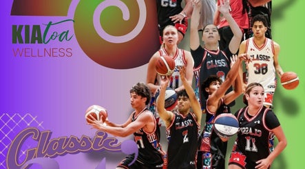 Dynamic basketball scene at Hoopnations (Mercury Baypark Arena), Mount Maunganui, Bay Of Plenty, NZ.