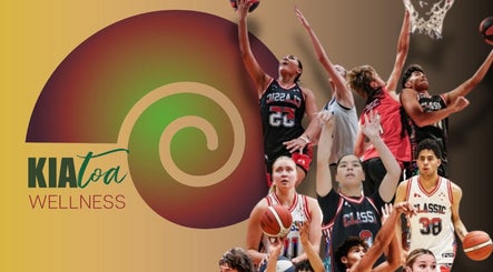 Vibrant basketball scene at Hoopnations Classic in Haumaru Sports & Recreation Centre, Tauranga, Bay Of Plenty Region, NZ.