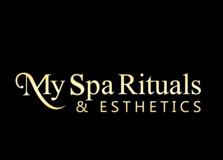 Elegant logo for My Spa Rituals located in Ajax, Ontario, CA, showcasing luxurious beauty and wellness services.