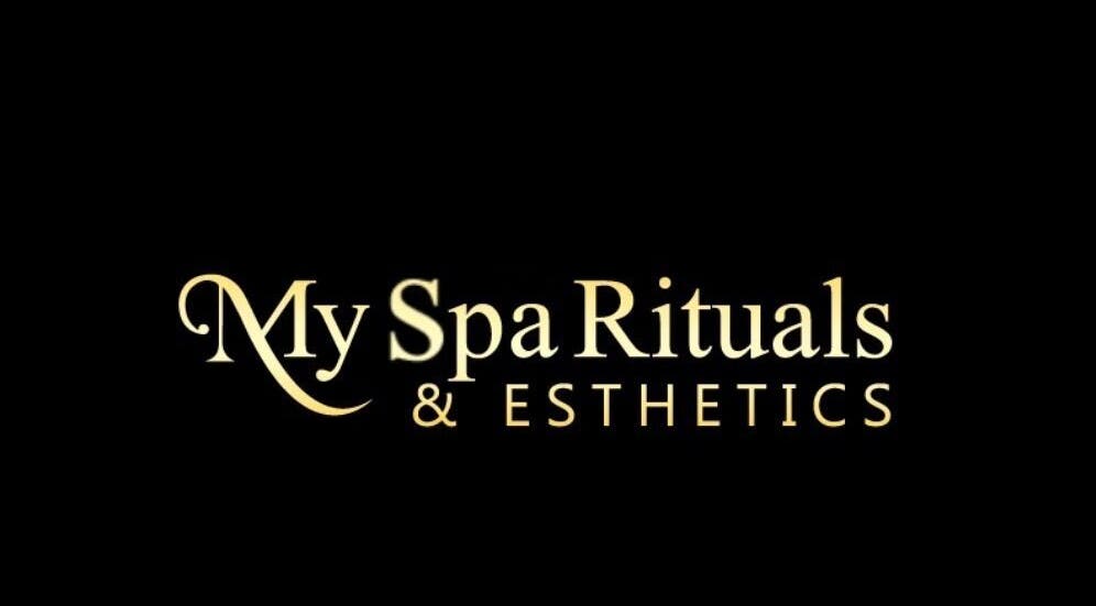 Elegant logo for My Spa Rituals located in Ajax, Ontario, CA, showcasing luxurious beauty and wellness services.