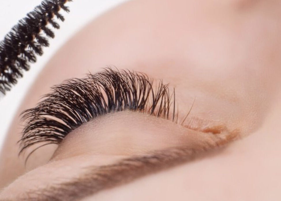 Close-up of a lash enhancement at My Spa Rituals, Ajax, Ontario, CA.