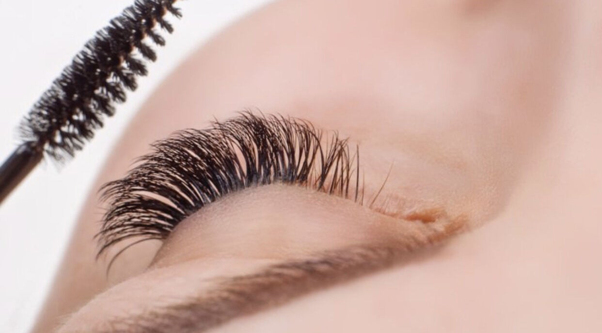 Close-up of a lash enhancement at My Spa Rituals, Ajax, Ontario, CA.