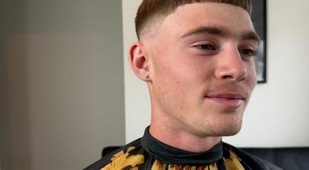 Trendy haircut at Anarchy Barber Shop in Logan Reserve, Queensland, AU with a fresh fade style.