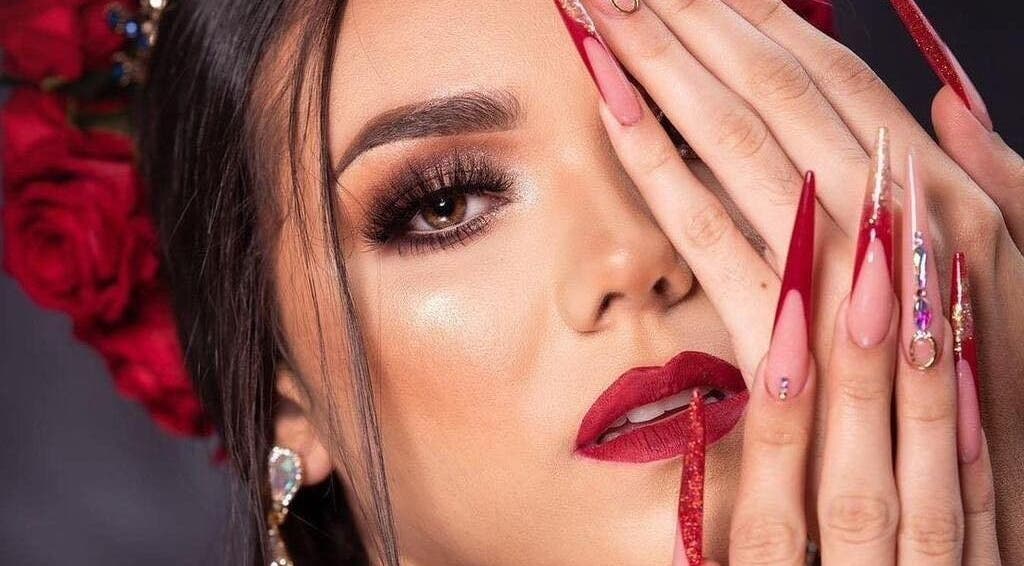 Elegant makeup and artful nails at Mia Secret George, George, Western Cape, ZA.