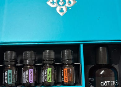 Essential oil set at Shell Mckee Wellness, Northwich, England, GB for holistic aromatherapy experiences.