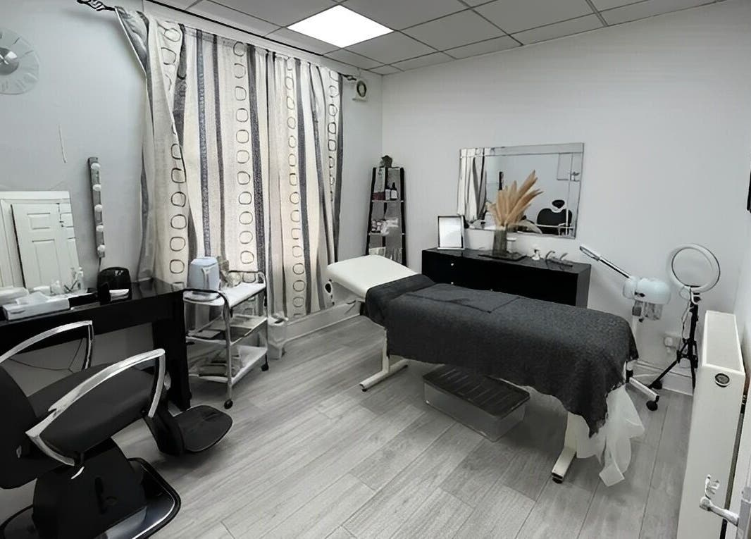 Treatment room at Haven Hair Beauty & Aesthetics in Coventry, England, GB with modern decor and amenities.