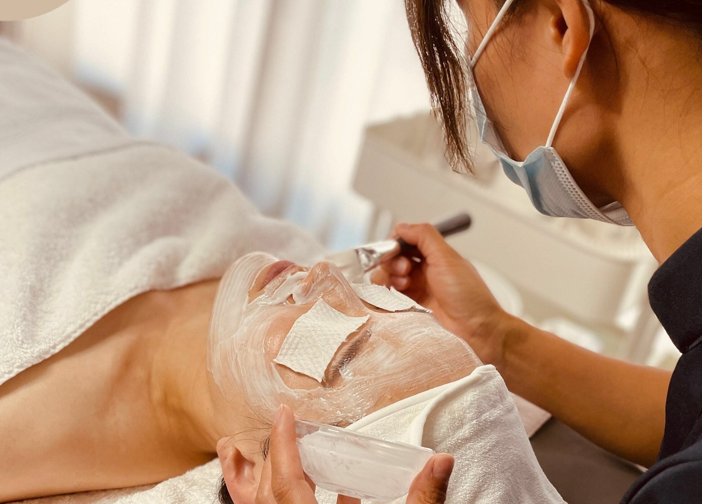 Relaxing facial treatment at Young Beauty Massage in Claremont, Western Australia, AU.