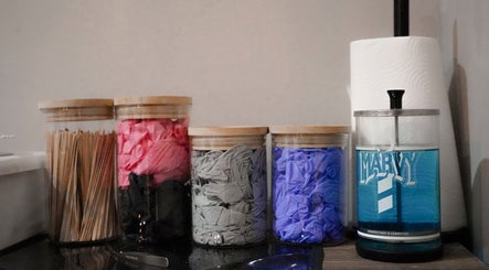 Colorful beauty supplies at Bonaire Beauty By X in Kralendijk, Bonaire, BQ, showcasing a diverse range.
