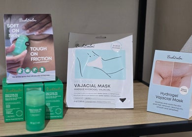 Product display at Bonaire Beauty By X, featuring skincare items in Kralendijk, Bonaire, BQ.