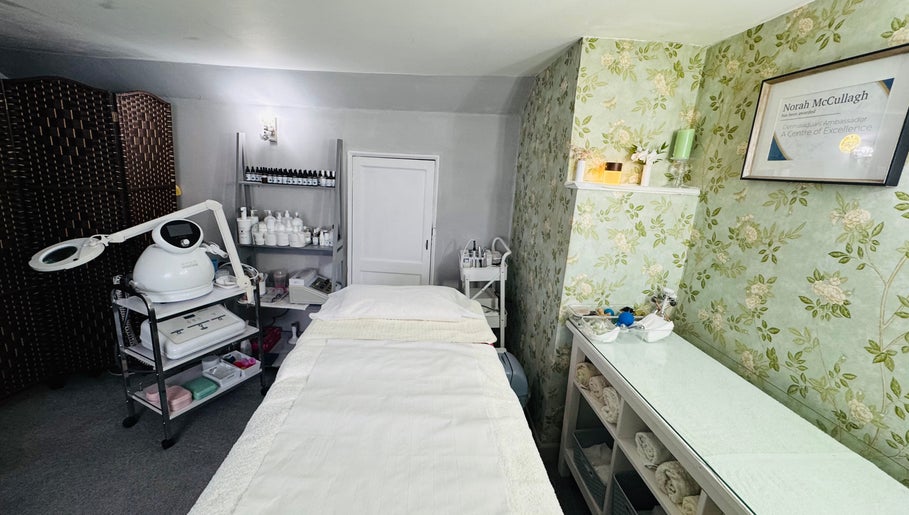 Pure Face Works at Utopia Hair Salon & Facial Clinic, Sidmouth, England, GB offers a serene facial room.