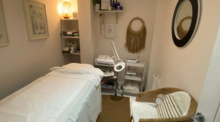 Relaxing treatment room at Pure Face Works at Jojo Beauty & Holistic Therapies, Bristol, England, GB.
