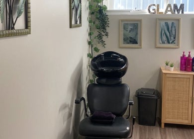 Modern wash station at Melissa Ann HAIR STUDIO, Wandi, Western Australia, AU with elegant decor.
