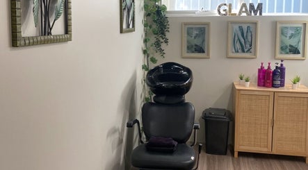 Modern wash station at Melissa Ann HAIR STUDIO, Wandi, Western Australia, AU with elegant decor.