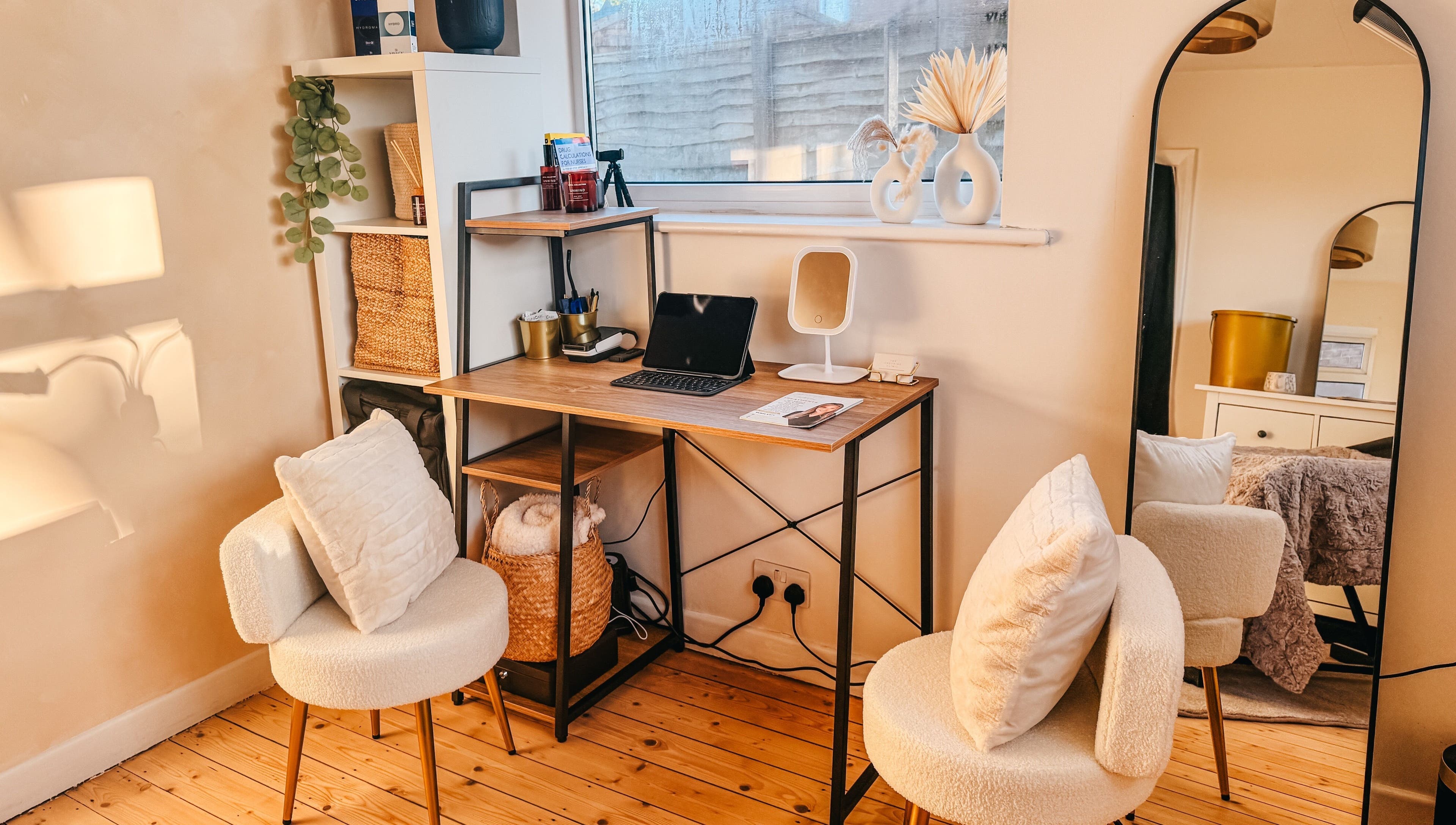 Chic workspace at The Cheshire Clinic - Culcheth in Warrington, England, GB, featuring elegant decor and seating.