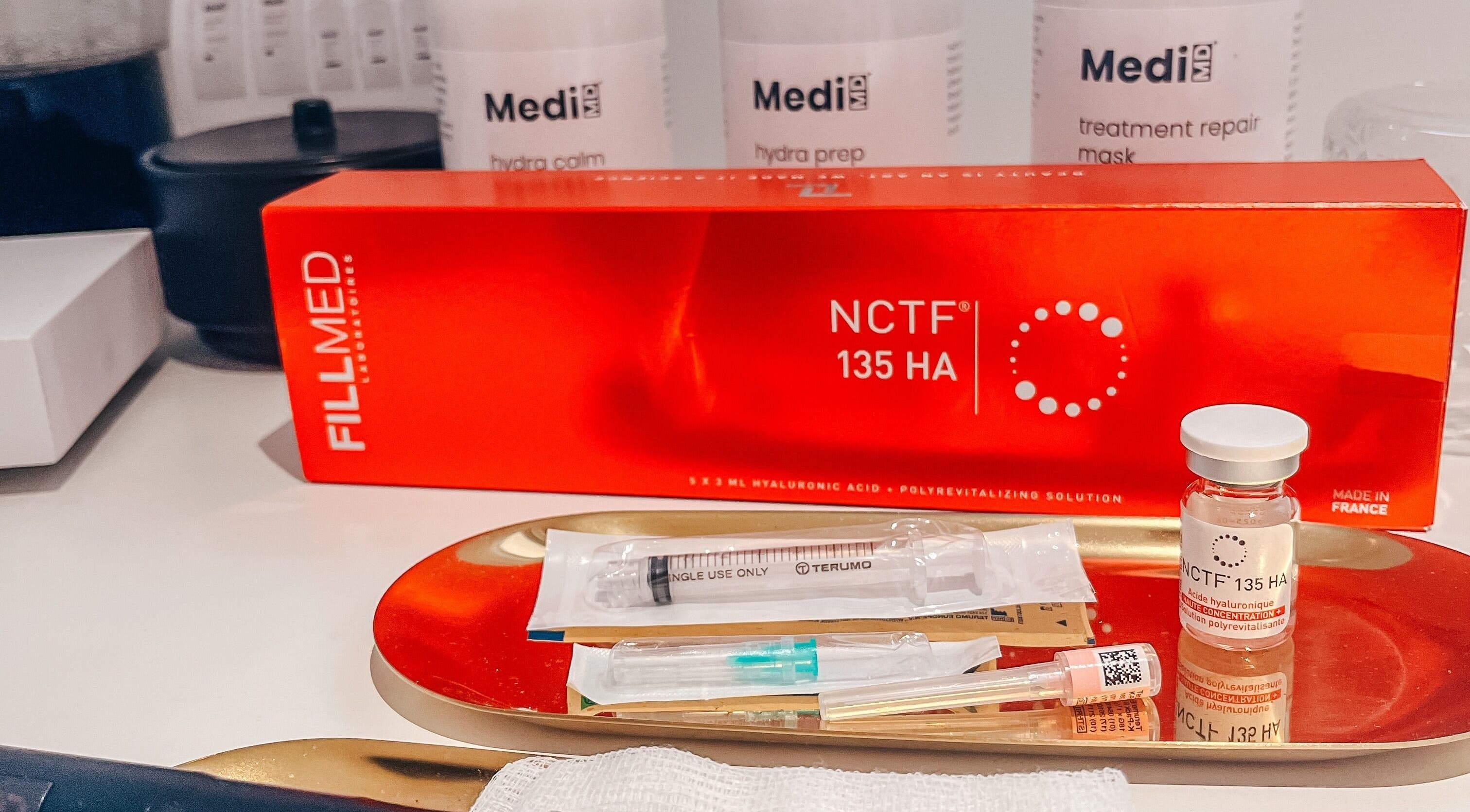 NCTF 135 HA treatment products at The Cheshire Clinic - Culcheth Clinic in Warrington, England, GB.