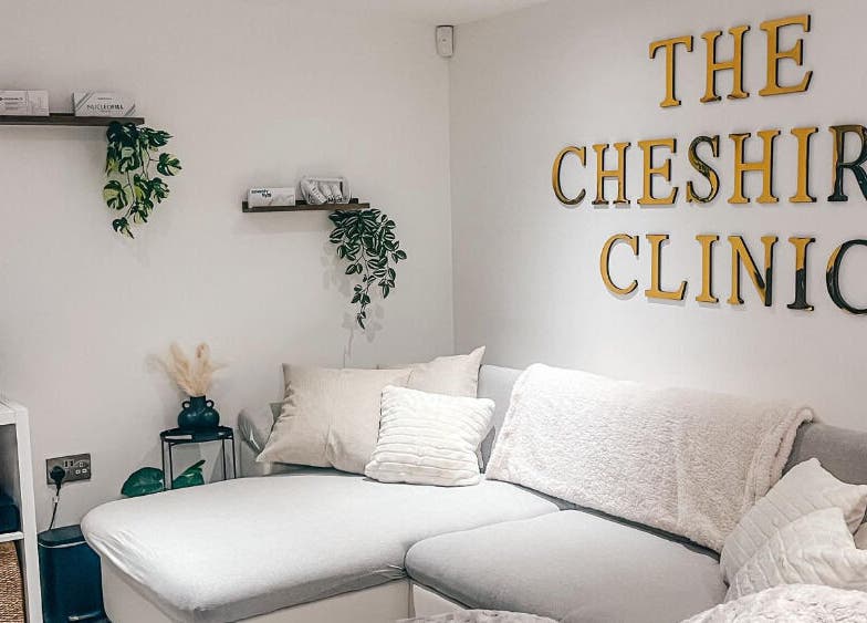 Cozy lounge at The Cheshire Clinic - Newton le Willows in Newton-le-Willows, England, GB with elegant decor.