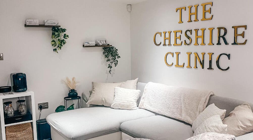 Cozy lounge at The Cheshire Clinic - Newton le Willows in Newton-le-Willows, England, GB with elegant decor.