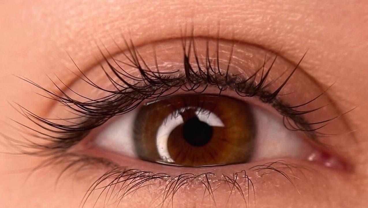 Close-up of a perfectly styled eye at Perfect Touch Studio, Mullaloo, Western Australia, AU.