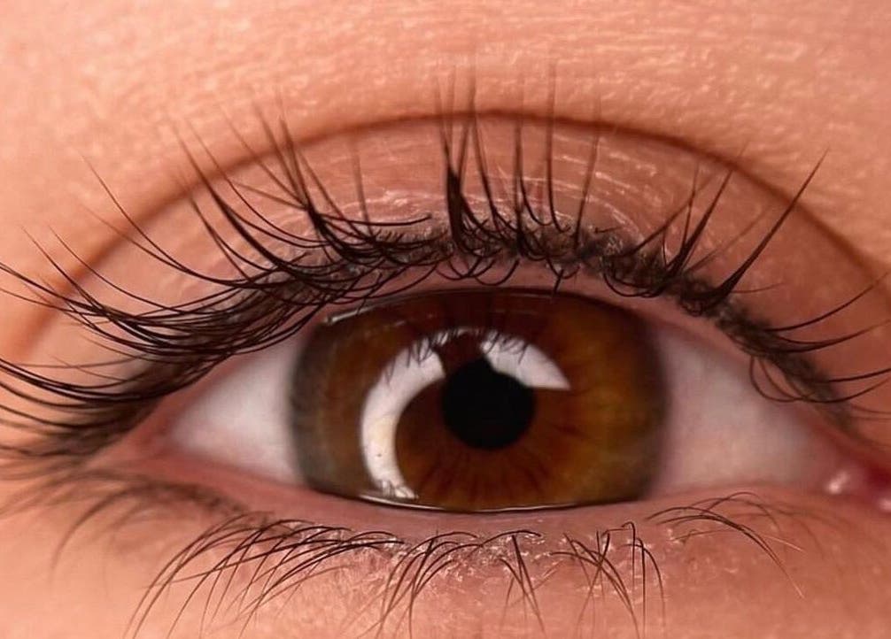 Close-up of a perfectly styled eye at Perfect Touch Studio, Mullaloo, Western Australia, AU.