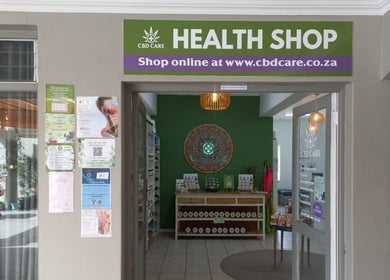 Entrance to Natasja King Reiki and Holistic Wellness, George, Western Cape, ZA, showcasing health shop.