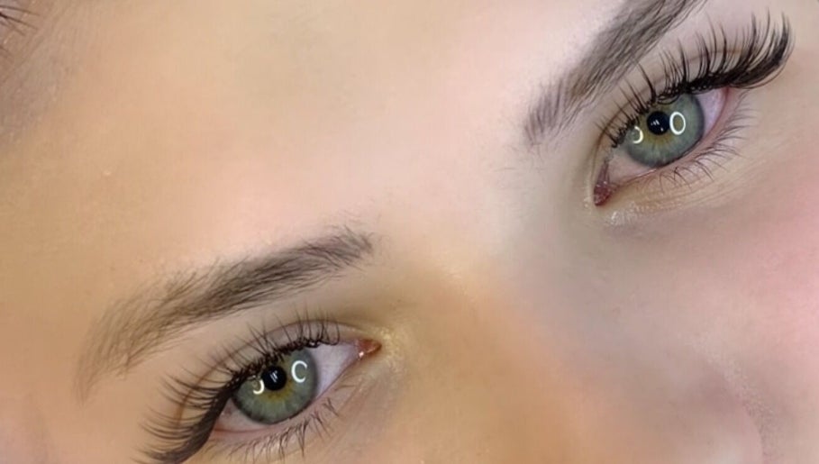 Close-up of lush eyelashes at Southern Beauty in Mbombela, Mpumalanga, ZA.