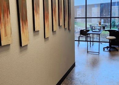 Modern workspace at Head To Toe Permanent Hair Removal, El Dorado Hills, CA, US with bright window view.