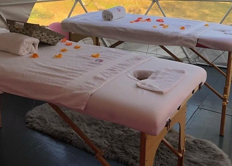 Massage tables at Smoochie Kids Salon and Spa, Polokwane, Limpopo, ZA, ready for a serene experience.