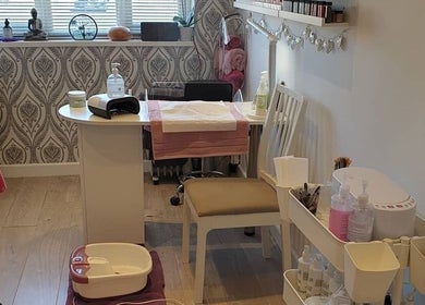 Elegant spa corner at Elegance Beauty, Bournemouth, England, GB offering a tranquil wellness experience.