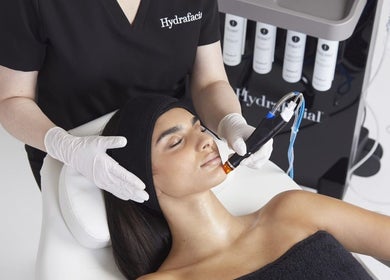 Gentle hydrafacial treatment at The Skin Spa at Elmhurst, Bangor, Wales, GB.