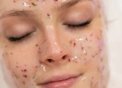 Radiant facial with floral mask at Inside Aesthetics by Maddy-Jane Singleton, Singleton, New South Wales, AU.
