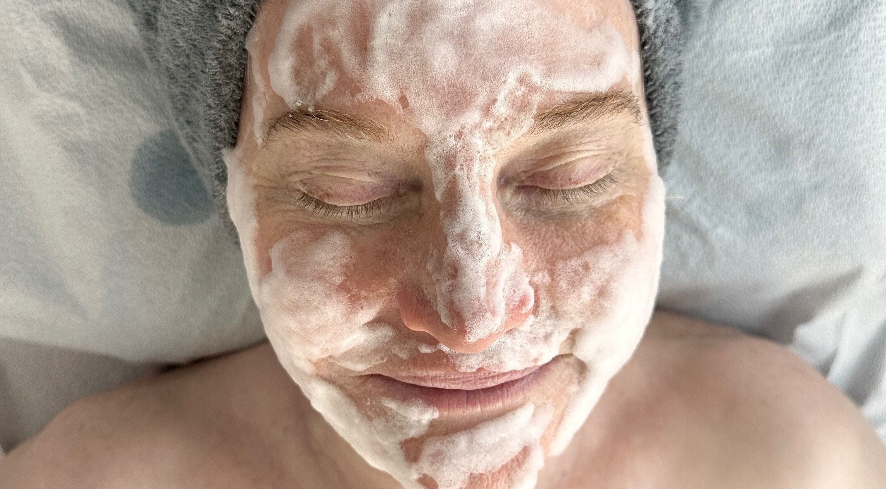 Relaxing facial treatment at ForeverKneaded SkinCare @ Beauty Wellness Design Suites, Las Vegas, Nevada, US.