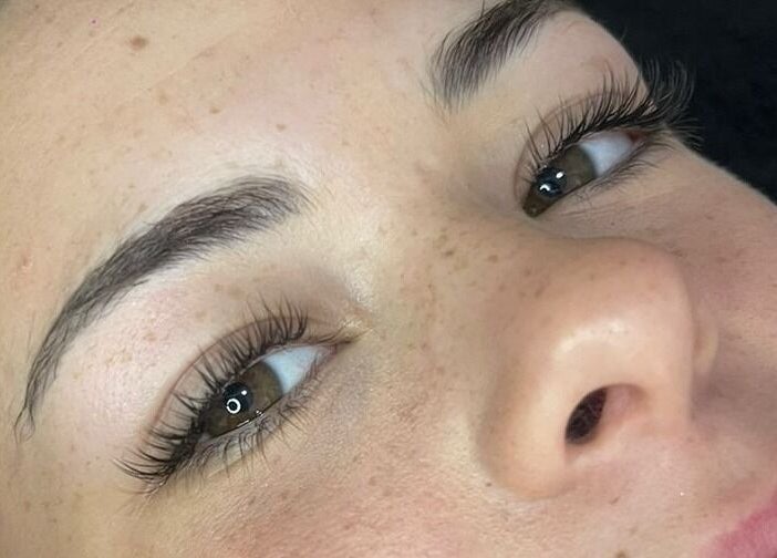 Close-up of stunning lash extensions at Simply Tipped, Gillitts, Kwazulu-natal, ZA.