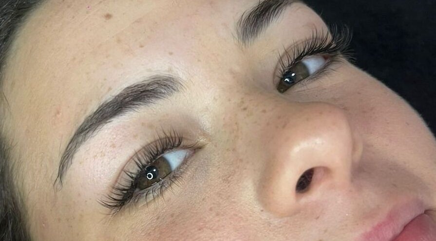 Close-up of stunning lash extensions at Simply Tipped, Gillitts, Kwazulu-natal, ZA.