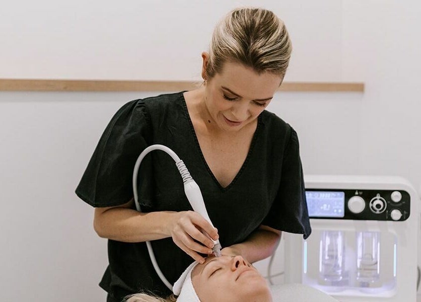 Expert facial treatment at Numaven, Merewether, New South Wales, AU, ensuring glowing skin and relaxation.