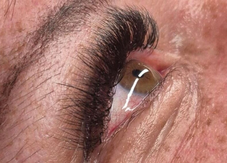 Close-up of styled lashes at Dramatyes Lash Lounge, Springs, Gauteng, ZA, showcasing expert eyelash extensions.