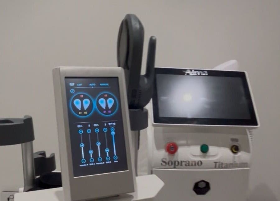 Advanced laser equipment at Sonis Body and Mind, London, England, GB for precise beauty treatments.