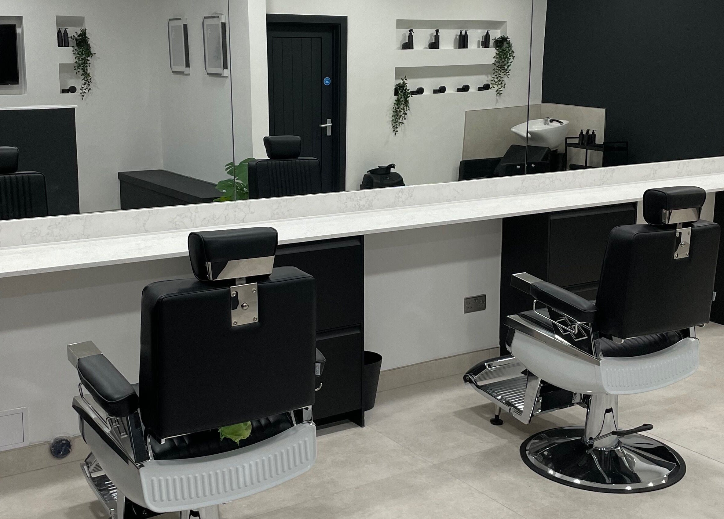 Modern salon chairs at Club Twenty Two, Cardiff, Wales, GB offering luxury beauty and wellness services.