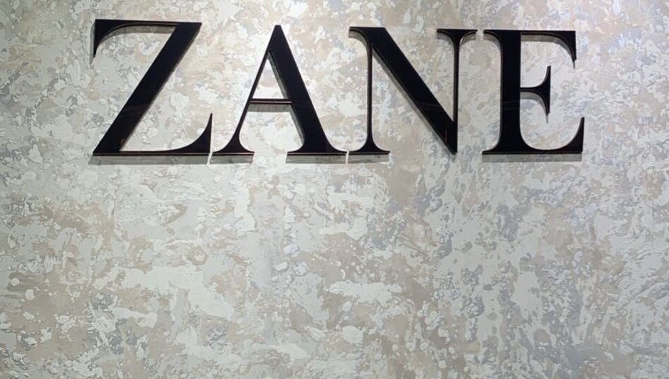Logotipo de Zane sobre fondo texturizado en Valencia, Carabobo, VE.