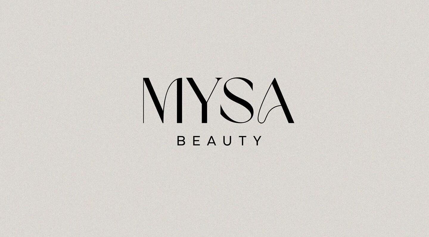 Elegant Mysa Beauty logo, representing their venue in Manchester, England, GB.