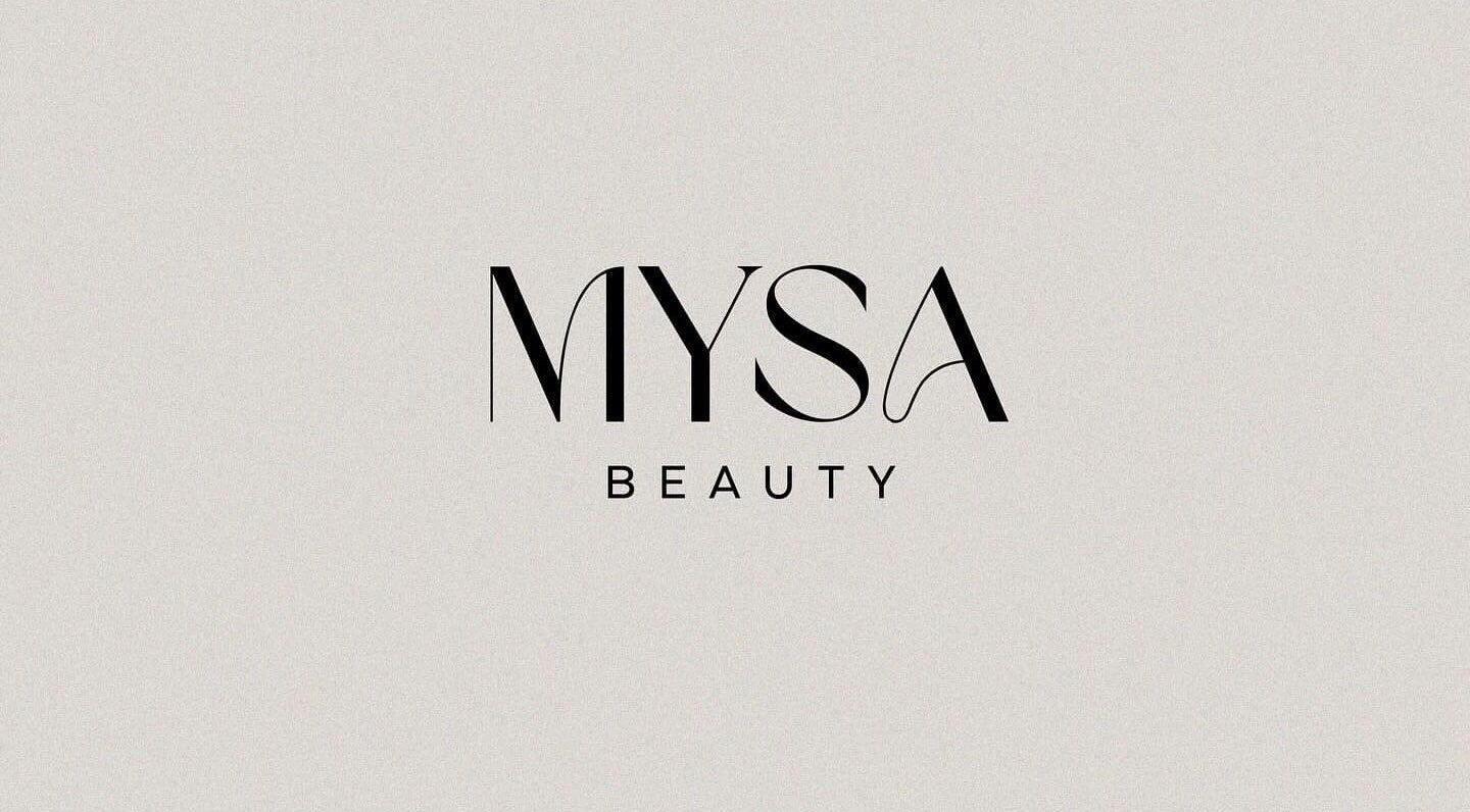 Elegant Mysa Beauty logo, representing their venue in Manchester, England, GB.