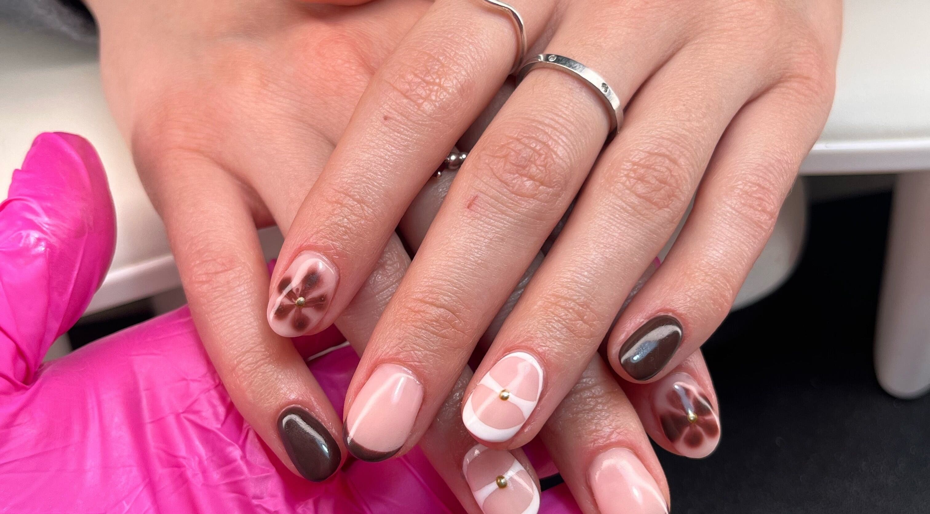 Elegant nail art at The Nail&Brow Room in newtonmore, Highland, GB, showcasing chic designs and detailed craftsmanship.
